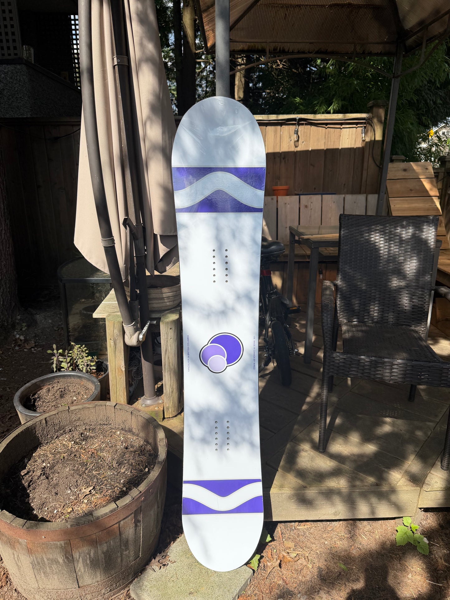 Shorty's Purple Crayon with Mt. Seymour Wood Core 158cm