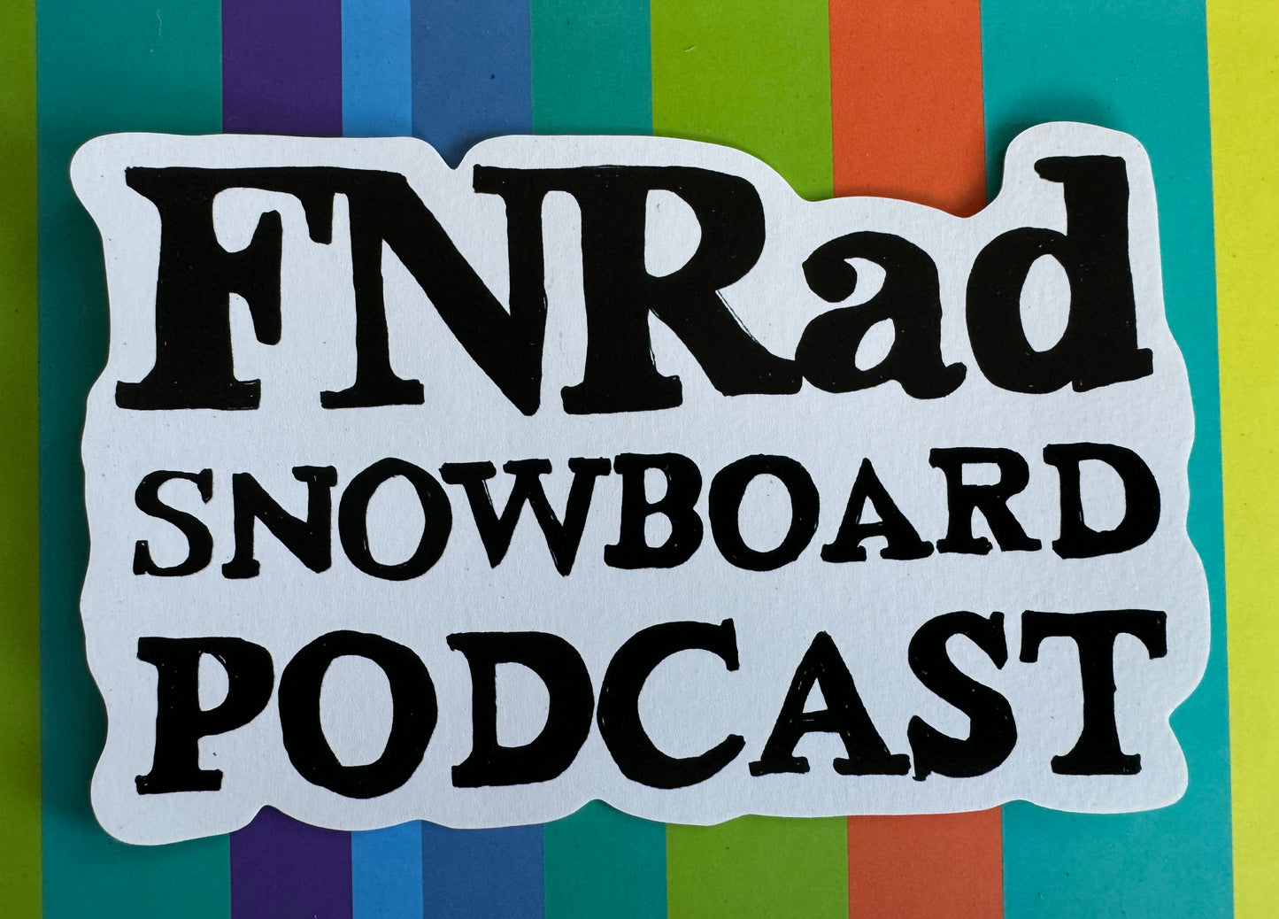 FNRad Hand Drawn Logo Sticker