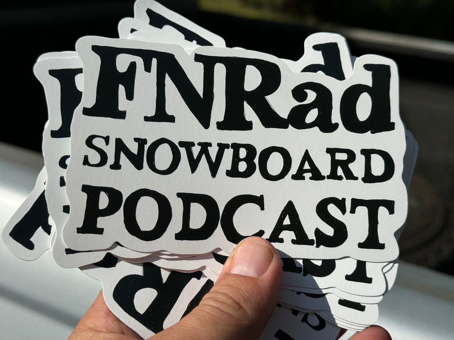 FNRad Hand Drawn Logo Sticker