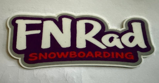 FNRad Snowboarding Sticker