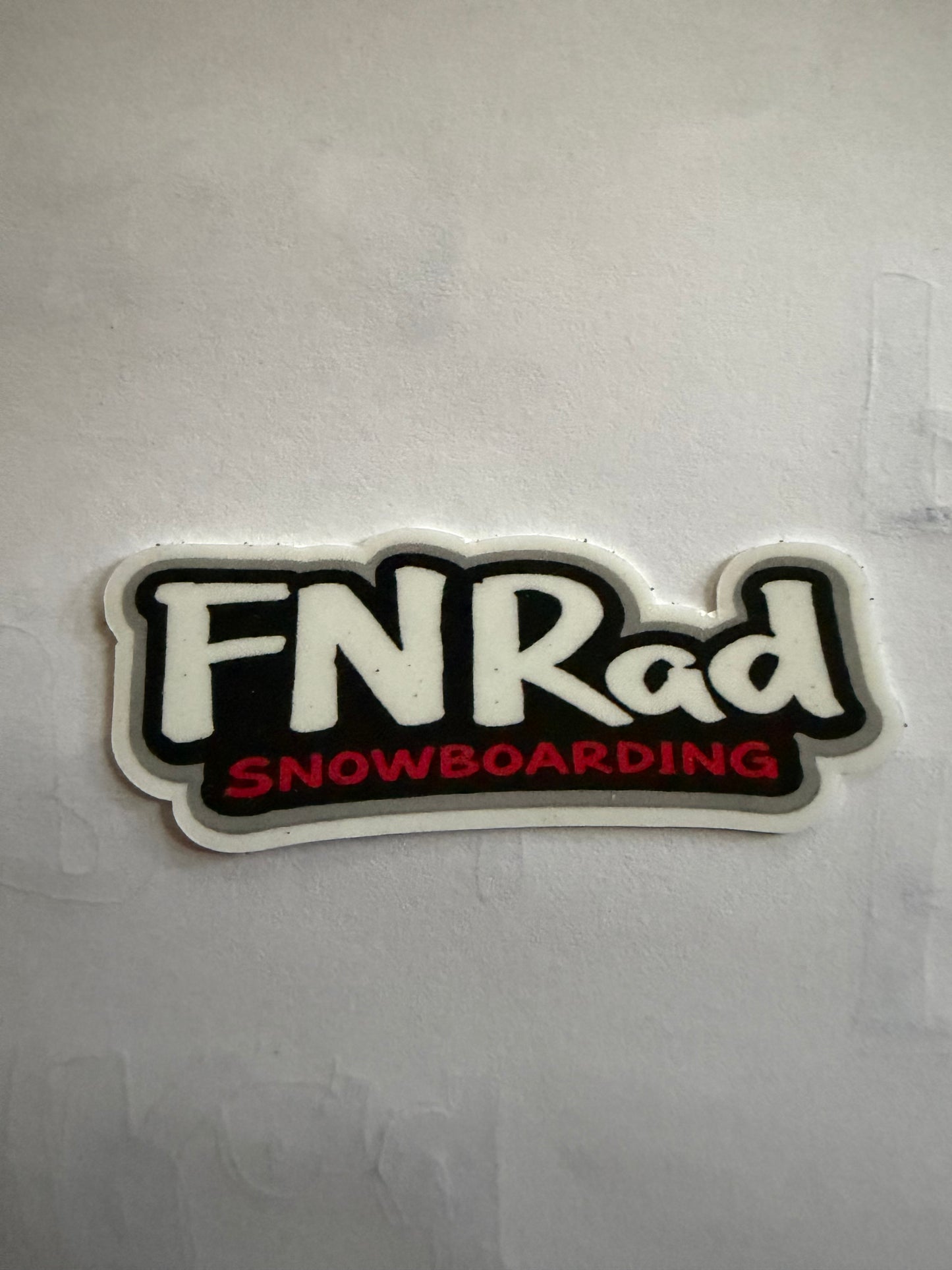 FNRad Snowboarding Sticker